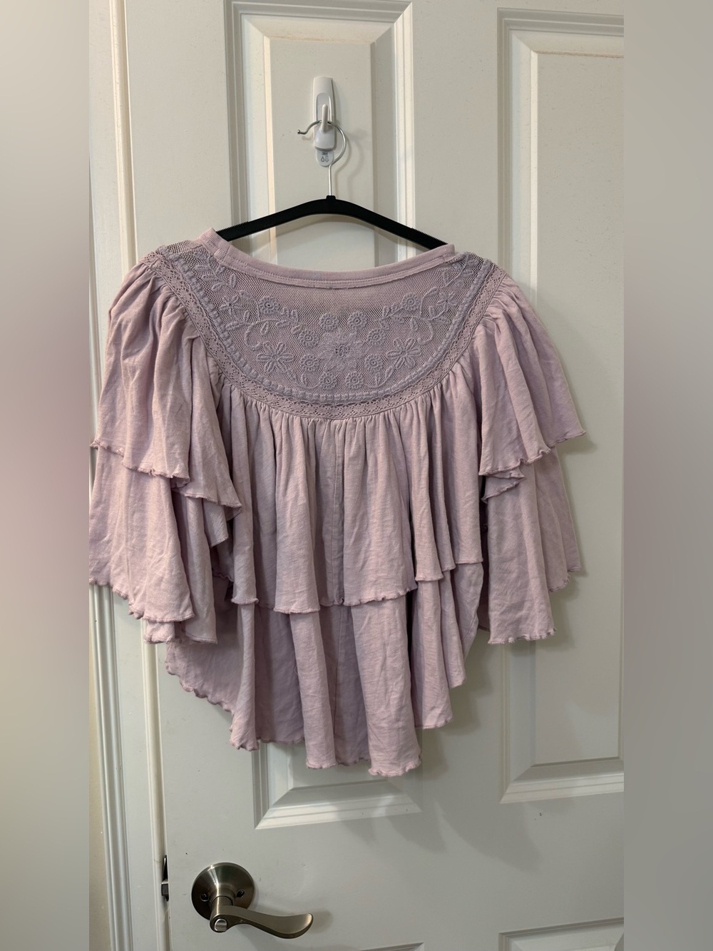 NWOT Free People Rose Party Tee - Small in Lavender - Picture 4 of 7
